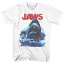 Jaws-Bad Waves-White Adult S/S T-Shirt - White