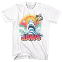 Jaws Beachy Airbush Adult T-Shirts
