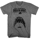 Jaws-Teeth-Graphite Heather Adult S/S T-Shirt - Graphite Heather