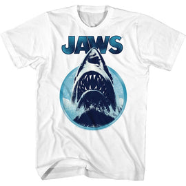 Jaws-Jawhol-White Adult S/S T-Shirt - White