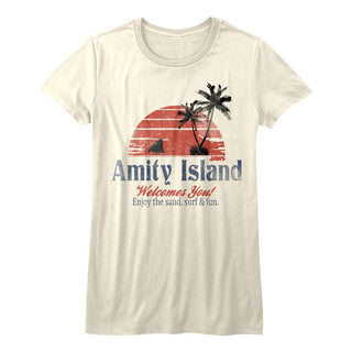 Jaws Amity Island Ladies T-Shirts