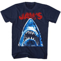 Jaws Halftone Adult T-Shirts