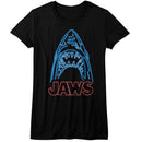 Jaws-Neon-Black Ladies S/S T-Shirt - Black