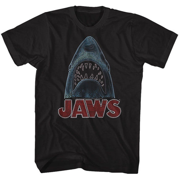 Jaws-Be-Dazzled-Black Adult S/S T-Shirt - Black