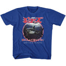 Jaws-Japanese Warning-Royal Toddler S/S T-Shirt-4T - Royal