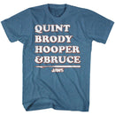 Jaws-Legends-Indigo Heather Adult S/S T-Shirt - Indigo Heather
