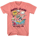 Jaws-Helpshark-Coral Silk Adult S/S T-Shirt - Coral Silk