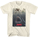 Jaws-Jaws Nom Nom Legs-Natural Adult S/S T-Shirt - Natural