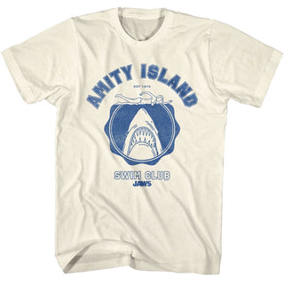 Jaws Jaws Amity Island Swim Club Adult T-Shirts