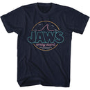 Jaws-Jawsline-Navy Adult S/S T-Shirt - Navy