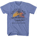 Jaws-Jaws Amity Island Surf-Light Blue Adult S/S T-Shirt - Light Blue
