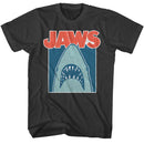 Jaws-Jaws Minimal-Smoke Adult S/S T-Shirt - Smoke