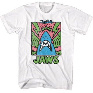 Jaws Jaws-Abstract Doodle Adult T-Shirts