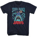 Jaws Jaws Swirly Water Adult T-Shirts