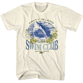 Jaws Jaws Swim Club Since 1975 Adult T-Shirts