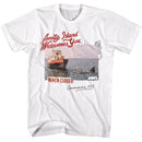 Jaws-Jaws Beach Closed Summer 1975-White Adult S/S T-Shirt - White