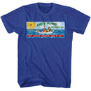 Jaws-Jaws 50Th Annual Regatta-Royal Adult S/S T-Shirt - Royal