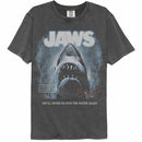 Jaws Faded Background Pepper Comfort Colors Adult T-Shirt