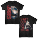 Jaws-Jaws Stay Out Of The Water F B-Black Adult S/S T-Shirt ***F&B***-S - Black