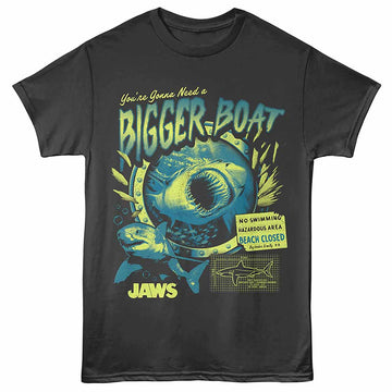 Jaws Porthole Smoke Adult T-Shirt