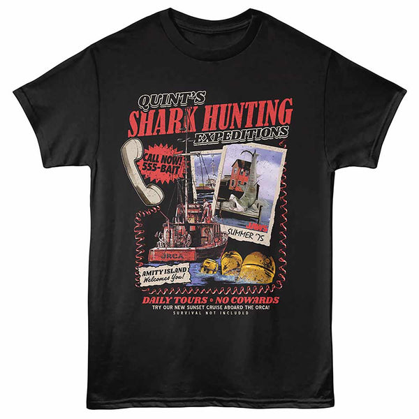 Jaws Shark Expeditions Black T-Shirt