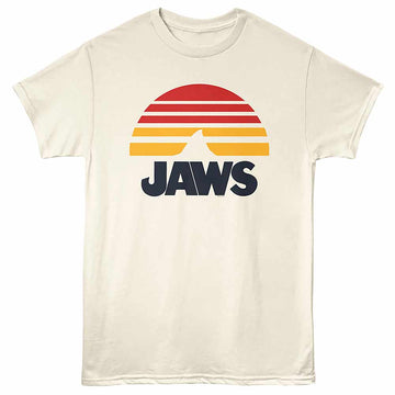 Jaws Sunset Natural Adult T-Shirt
