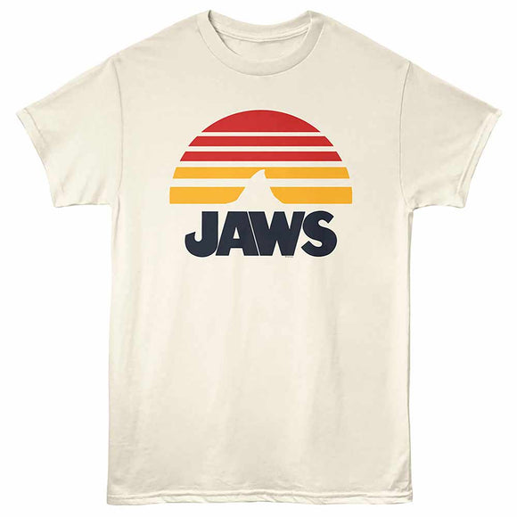 Jaws Sunset Natural Adult T-Shirt