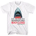 Jaws Beach Closed Adult T-Shirts