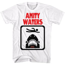 Jaws-Amity Waters-White Adult S/S T-Shirt - White