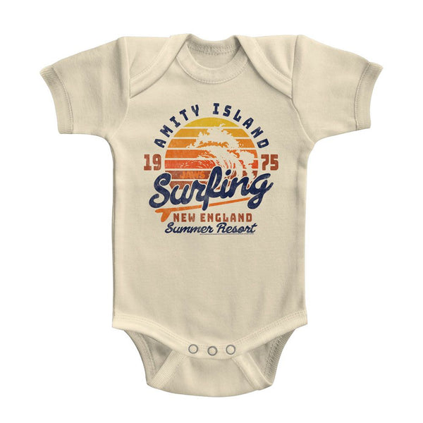 Jaws Amity Surfing Infant Bodysuit