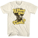 James Brown-James Brown What The Funk-Natural Adult S/S T-Shirt - Natural