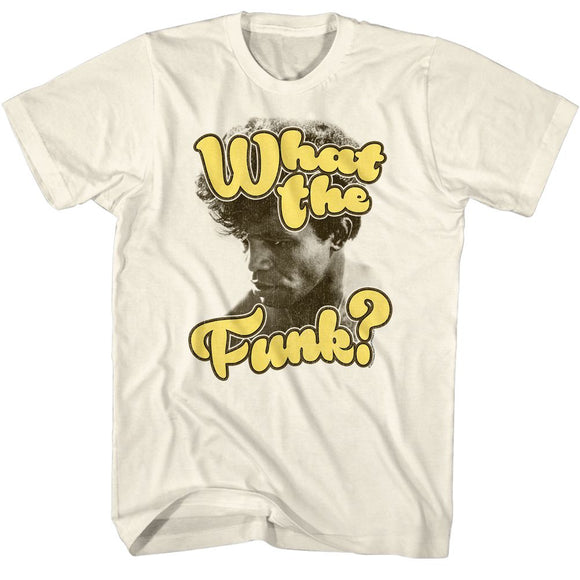James Brown-James Brown What The Funk-Natural Adult S/S T-Shirt - Natural