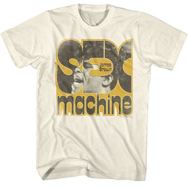 James Brown-James Brown Sex Machine-Natural Adult S/S T-Shirt - Natural