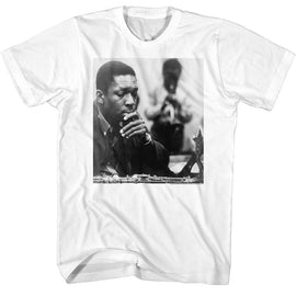 John Coltrane-John Coltrane Contemplative-White Adult S/S T-Shirt - White