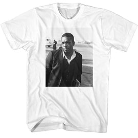 John Coltrane-John Coltrane Airstrip-White Adult S/S T-Shirt - White