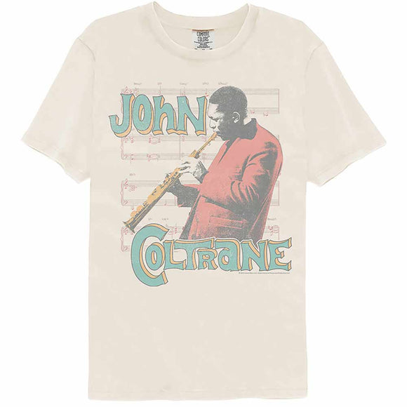 John Coltrane Pastel Playing Ivory Comfort Colors Adult T-Shirt