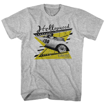 James Dean-Cali 55-Gray Heather Adult S/S T-Shirt - Gray Heather
