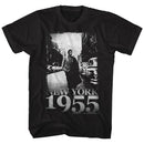 James Dean-1955-Black Adult S/S T-Shirt - Black
