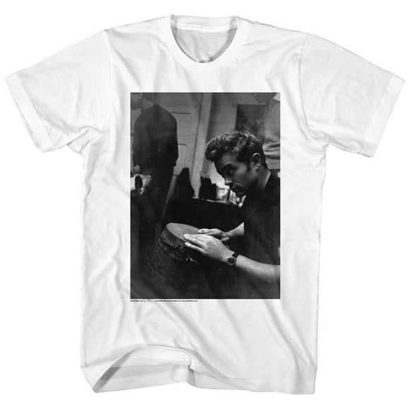 James Dean-Bongo Bongo-White Adult S/S T-Shirt - White