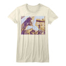 James Dean-Dean-Vintage White Ladies S/S T-Shirt - Vintage White