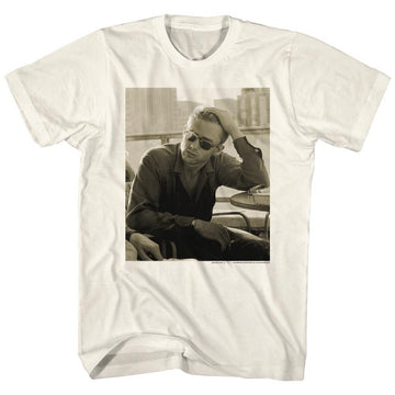 James Dean-James-Natural Adult S/S T-Shirt - Natural