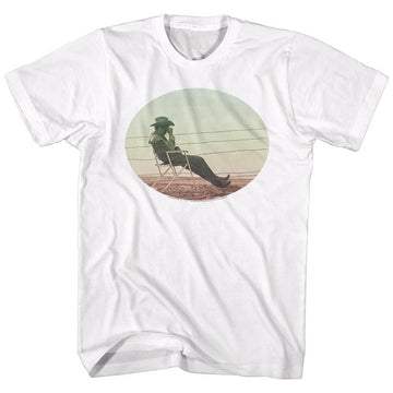 James Dean-Waiting-White Adult S/S T-Shirt - White