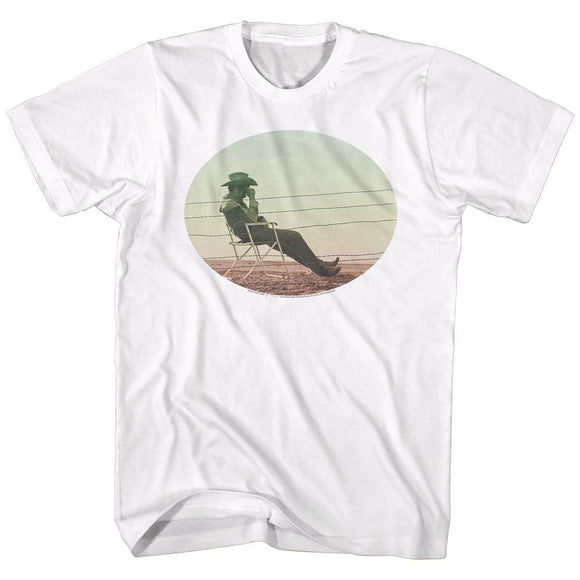James Dean-Waiting-White Adult S/S T-Shirt - White