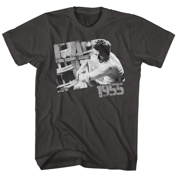 James Dean-TV James-Black Adult S/S T-Shirt - Black