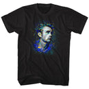 James Dean-Fishy-Black Adult S/S T-Shirt - Black