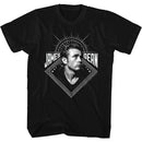 James Dean-In Memoriam-Black Adult S/S T-Shirt - Black
