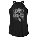 James Dean-James Dean Dream-Black Ladies Sleeveless Rocker Tank-S - Black