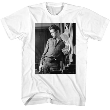 James Dean-Cool Lean-White Adult S/S T-Shirt - White