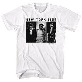 James Dean-James Co-White Adult S/S T-Shirt - White