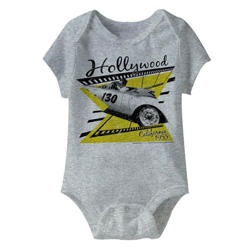 James Dean-Cali 55-Gray Heather Infant S/S Bodysuit-24M - Gray Heather